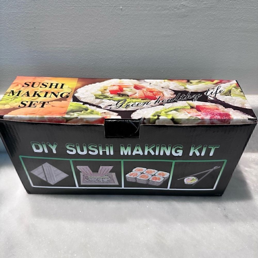 DIY Sushi Making Kit Set Green Healthy Life Premium Deluxe Edition Kit 27 Pieces